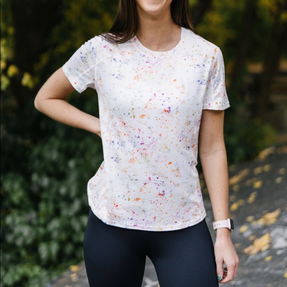 ZYIA Splash Cloud Short Sleeve Tee